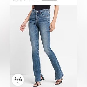 Express skyscraper jeans, mid-rise, 6R